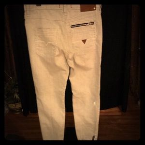 Guess Indigo denim jogger.